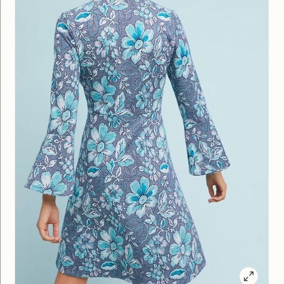 New Anthropologie Maeve Florence Swing Dress Large #172 - Picture 3 of 5